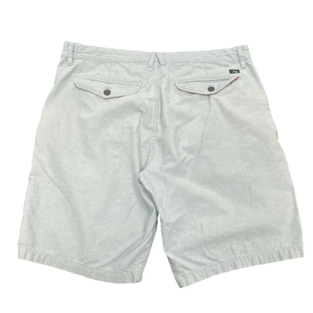 Quiksilver Men's Light Blue Shorts Size 36
